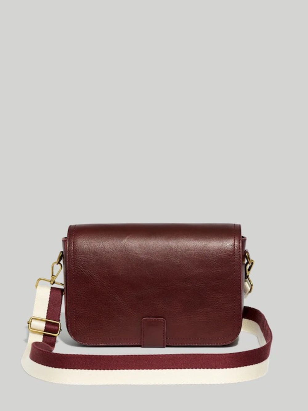 Madewell Transport Dark Cabernet Crossbody Bag